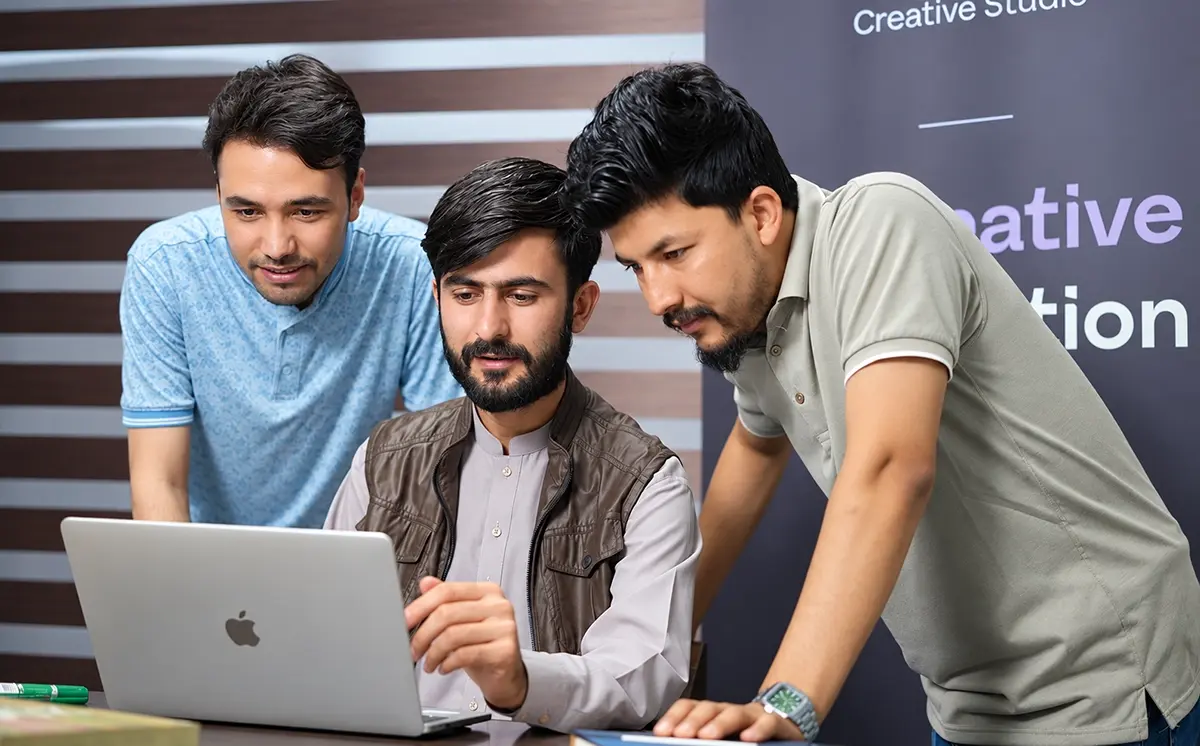 The Simple Studio team at work